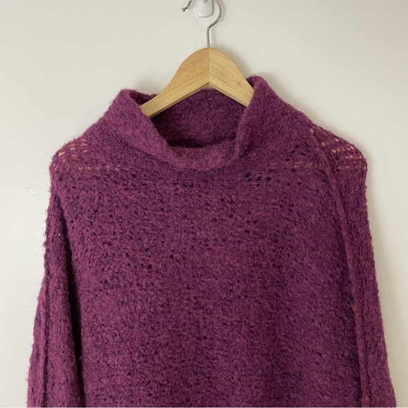 FREE PEOPLE She’s All That Alpaca Turtleneck Oversized Sweater Size XS - Picture 5 of 12